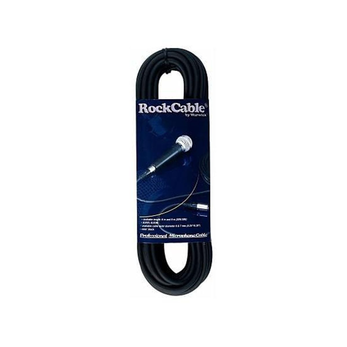 ROCKCABLE - RCL30320D7 BK CABLE MICROFONO 20M ROCKCABLE