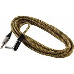 ROCKCABLE - RCL30259TC DGOLD CABLE INSTRUMENTO 9MT 14 ANG