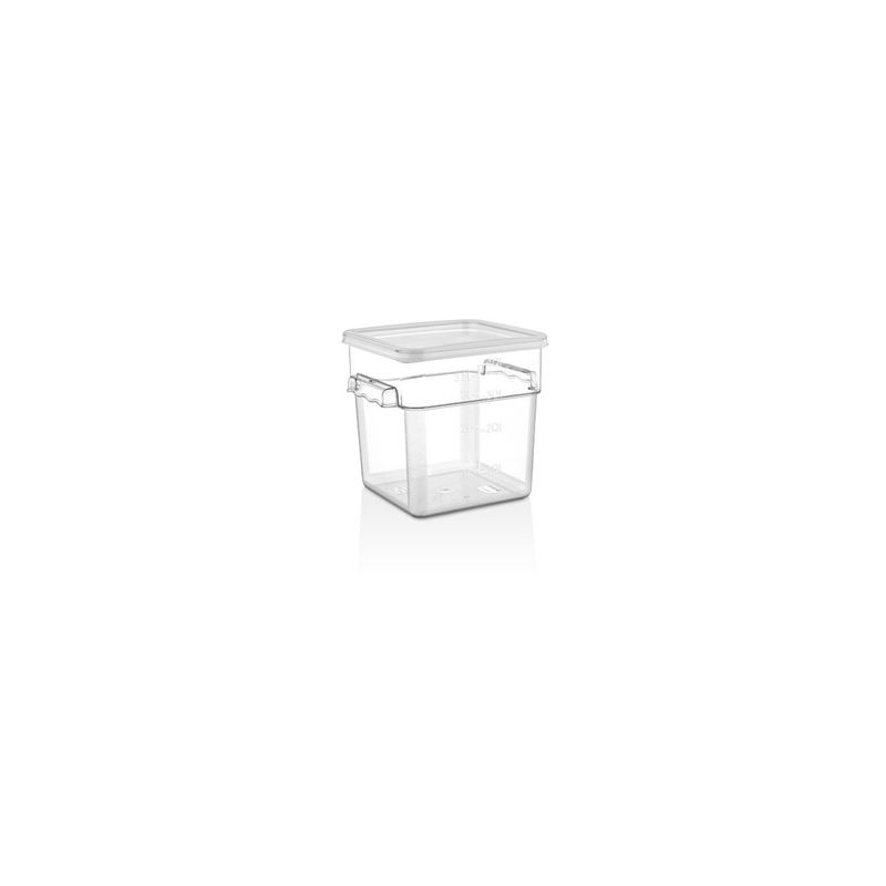 IMAHE - RECIPIENTE POLICARBONATO CUADRADO 3,8 LT IMAHE