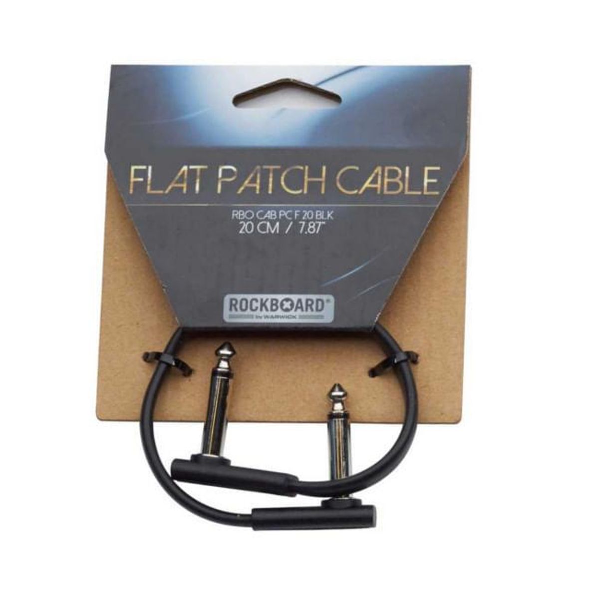ROCKCABLE - RBO CAB PC F 20 BLK CABLE PATCH 20CM ROCKBOARD