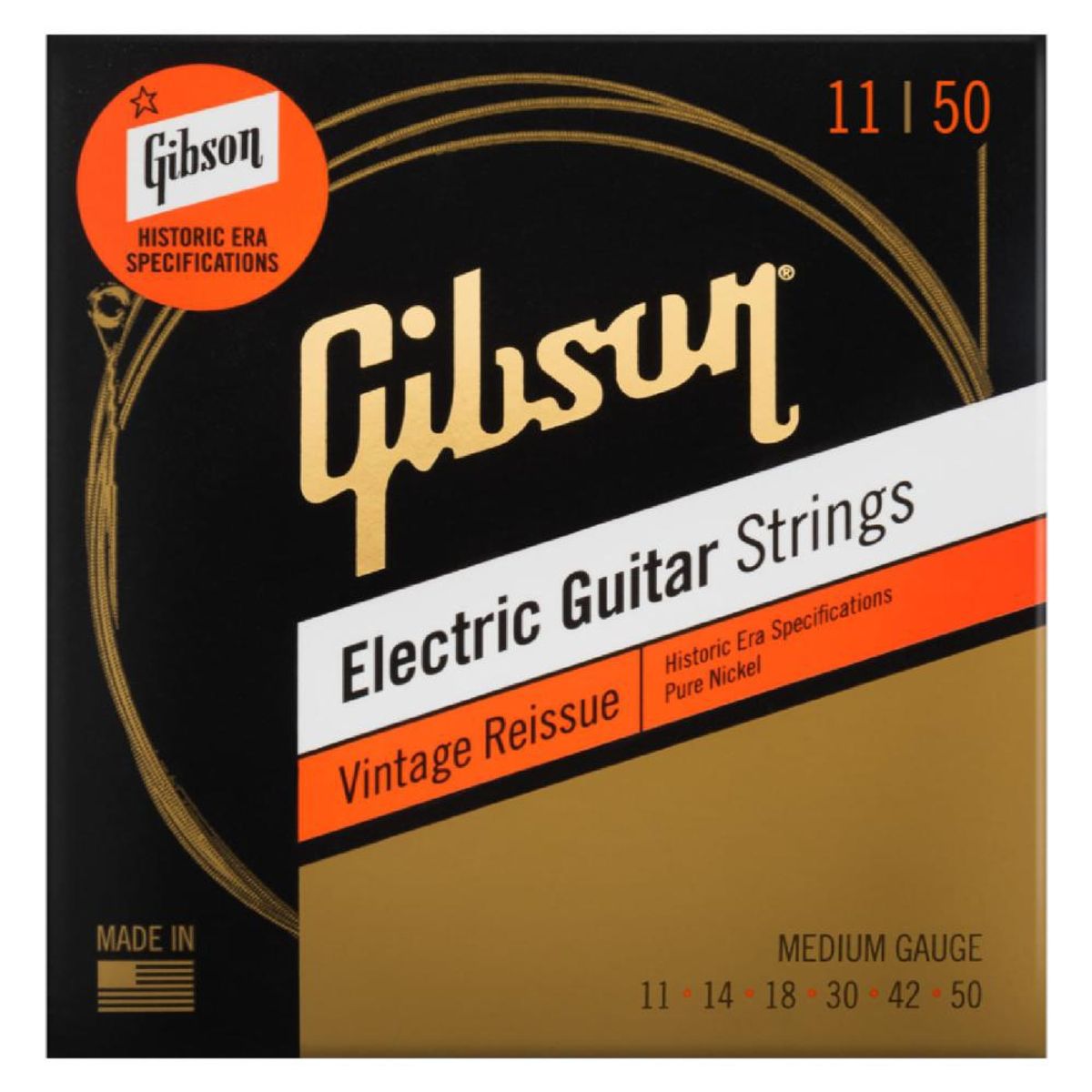 GIBSON - CUERDAS GUITARRA ELECTRICA 011-050 GIBSON