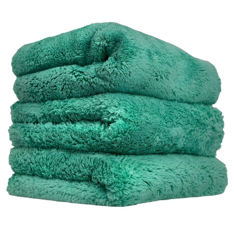 CHEMICAL GUYS - Paño de Microfiber Towel 16″ X 16″ 3 Pack Verde Chemical Guys