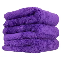CHEMICAL GUYS - Paño de Microfiber Towel 16″ X 16″ 3 Pack Purple