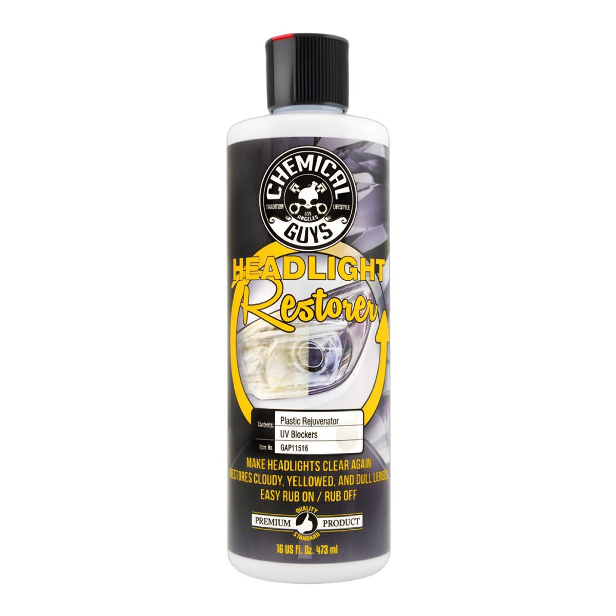CHEMICAL GUYS - Restaurador de Focos Headlight Restorer and Protectant Chemical Guys