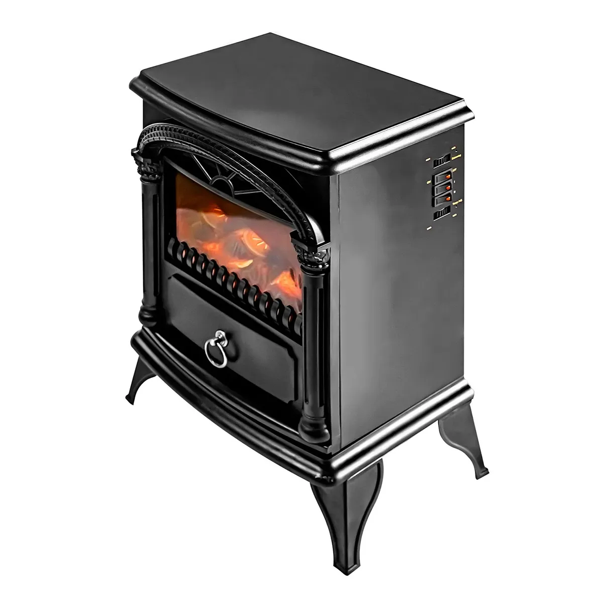 ALCAZAR - Estufa Eléctrica Roble