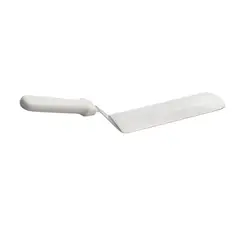 IMAHE - ESPATULA PLANCHA CURVA SOLIDA MANGO BLANCO 38 CM