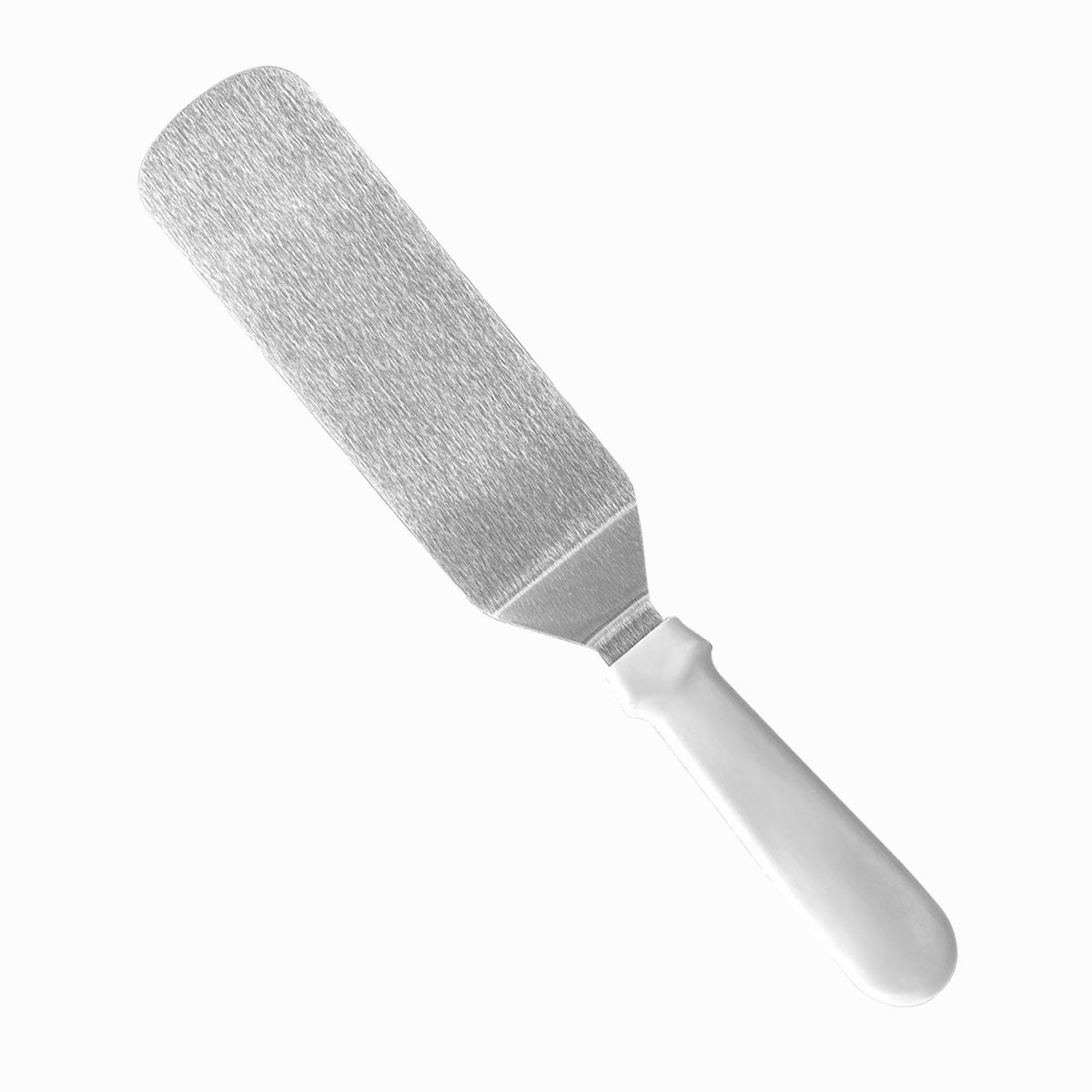 IMAHE - ESPATULA PLANCHA CURVA SOLIDA MANGO BLANCO 38 CM IMAHE