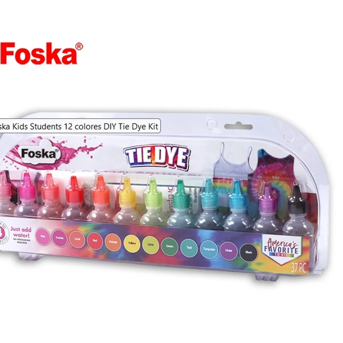 FOSKA - KIT TIE DYE NUDO PINTURA ROPA