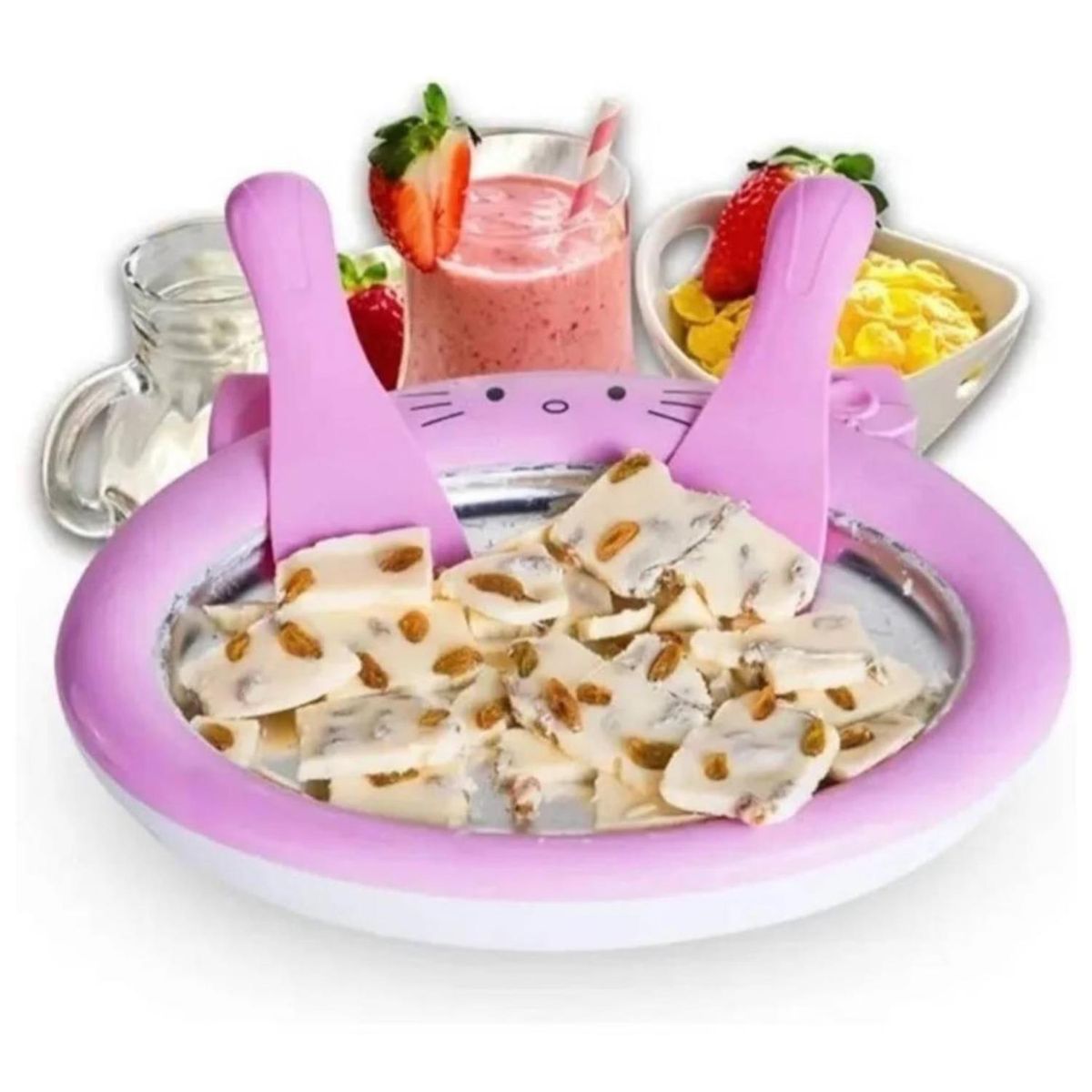 GENERICO - Maquina Para Hacer Rollos De Helados Bandeja Fria