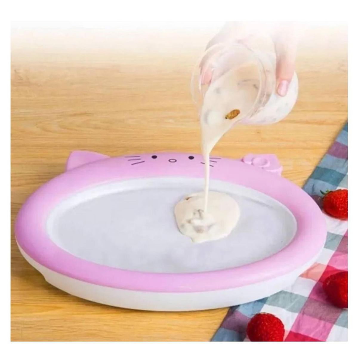 GENERICO - Maquina Para Hacer Rollos De Helados Bandeja Fria