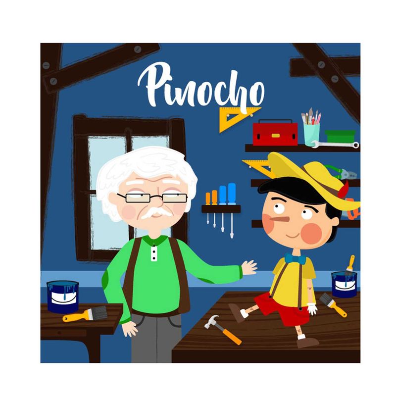 PRONOBEL - Libro De Cuento Pinocho 24 Paginas Art & Craft