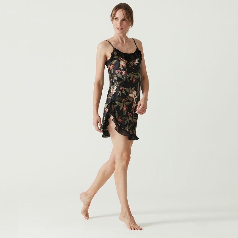 BARBIZON - Mini Vuelo Negro Estampado