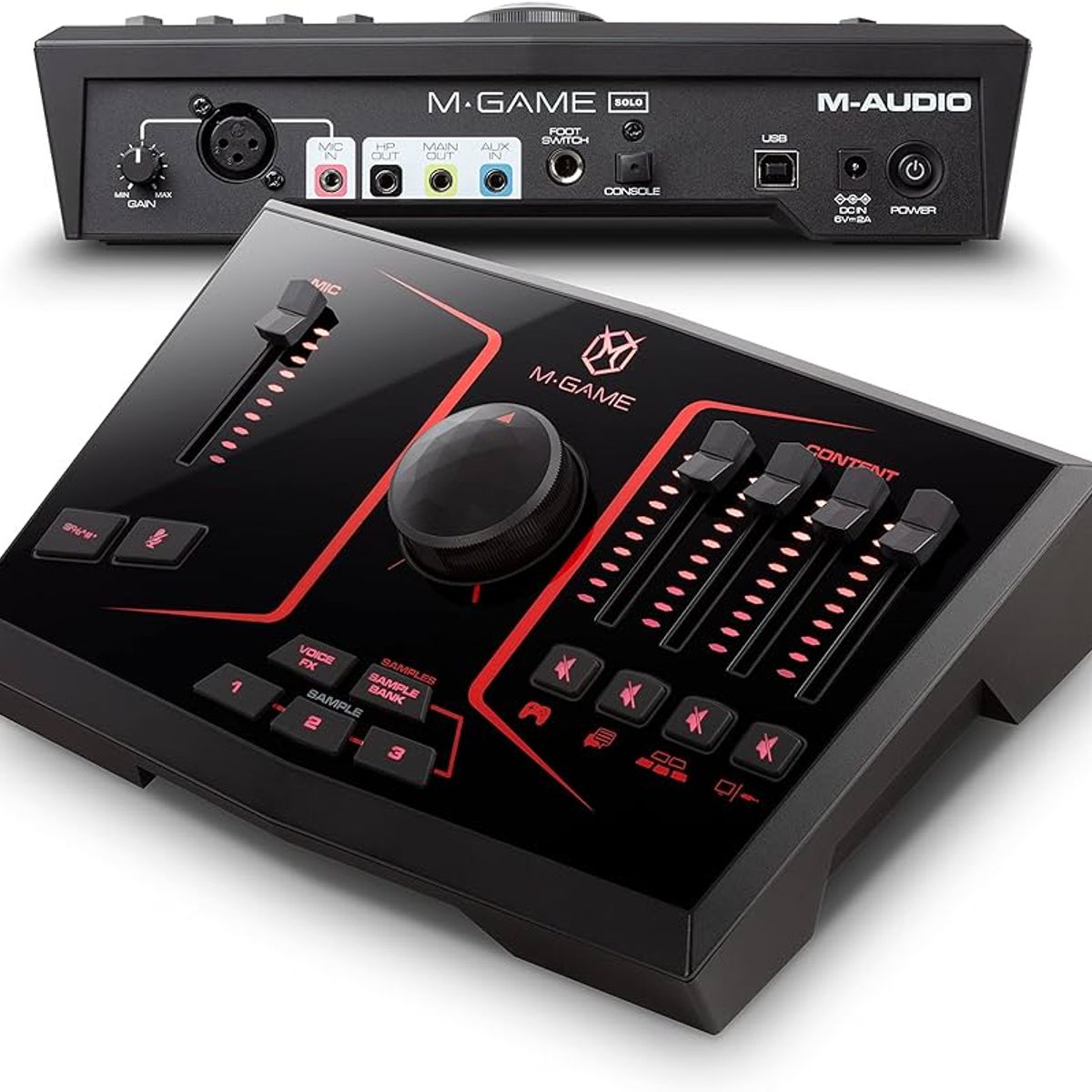 M AUDIO - Interfaz De Audio Usb Para Streaming M-Game Solo M-Audio