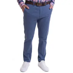 KOTTING - Pantalón Frente Plano Slim Fit Azul claro