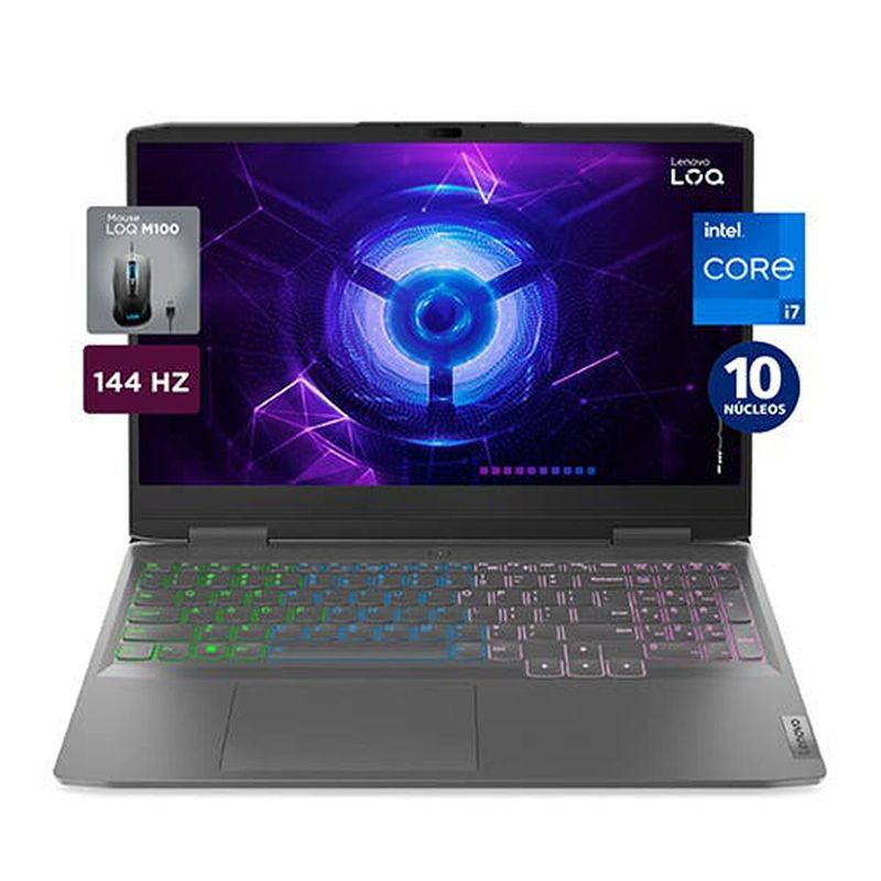 LENOVO - Notebook Gamer Intel Core i7-13620H 16GB RAM 512GB SSD RTX 4060 15,6" FHD IPS 144HZ open box
