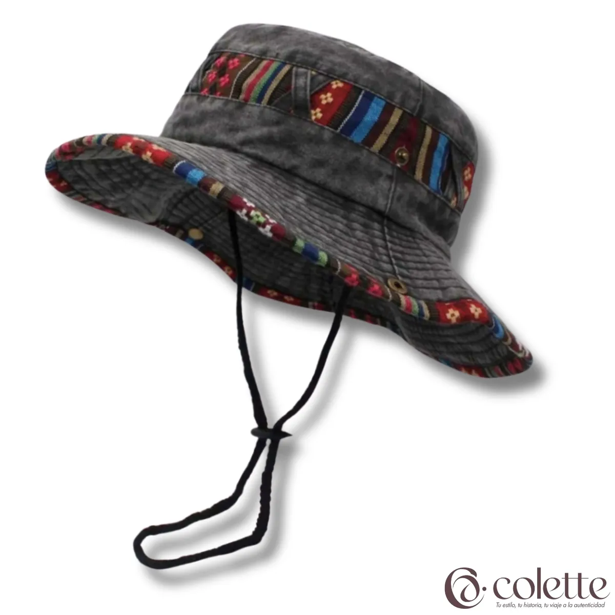 COLETTE - Gorro Safari Pescador Hippie Chic Colores Varios