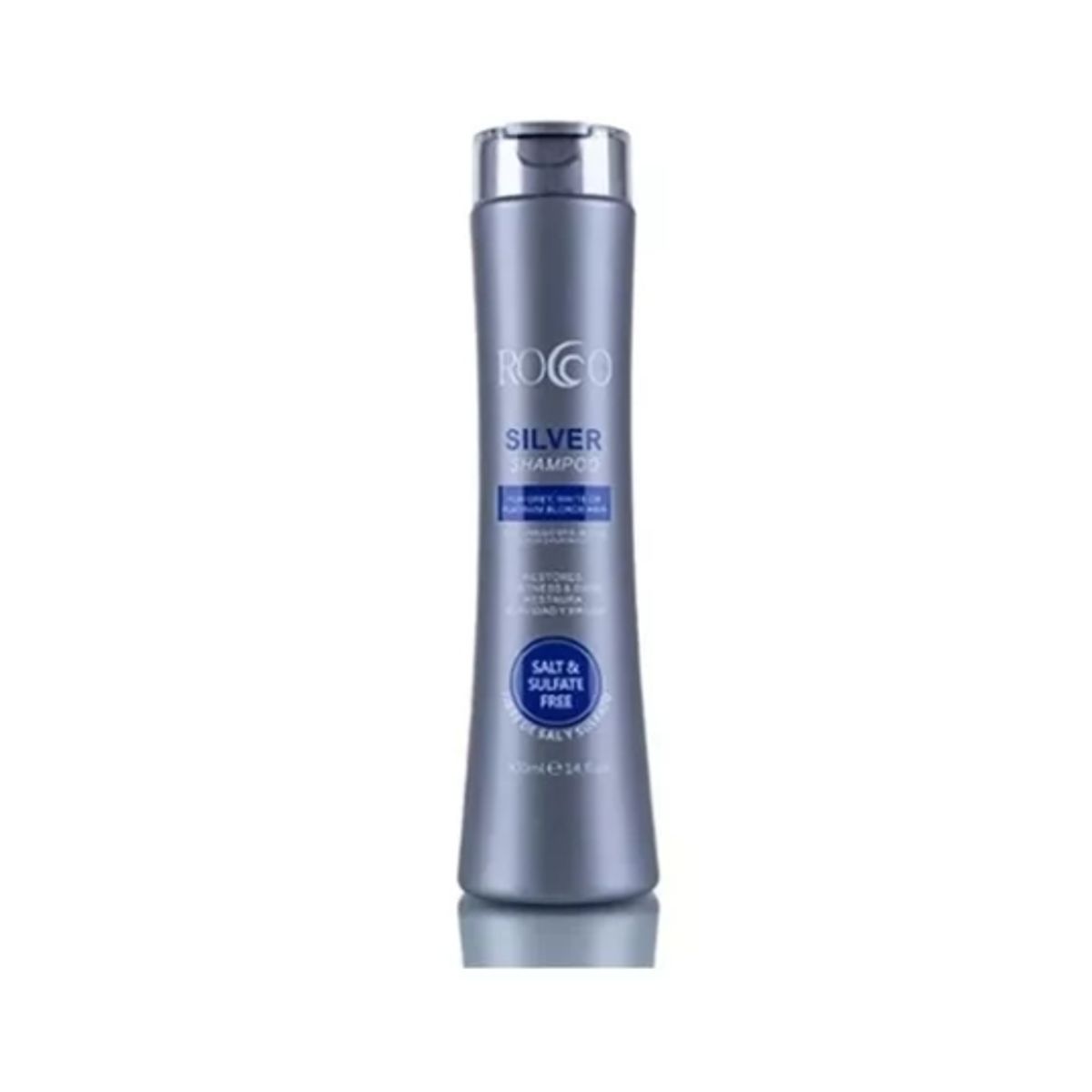 ROCCO - Shampoo Silver Rocco Sin Sal Cabellos Rubios Grises 400ml