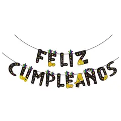 GENERICO - Guirnalda De Feliz Cumpleaños 5m