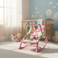 Silla Mecedora Para Bebé Nido C-vibrador - Rosa