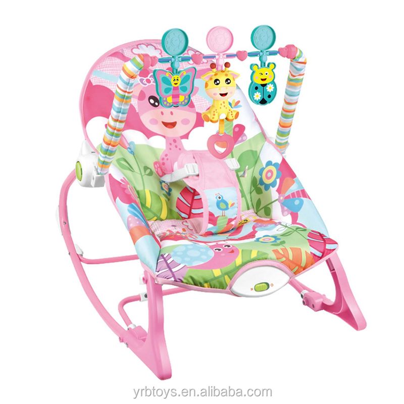JAGIMA - Silla Mecedora Para Bebé Nido C-vibrador JAGIMA - Rosa