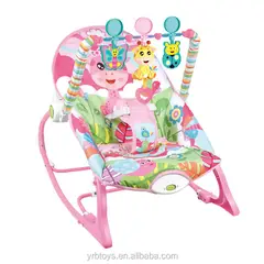 JAGIMA - Silla Mecedora Para Bebé Nido C-vibrador - Rosa