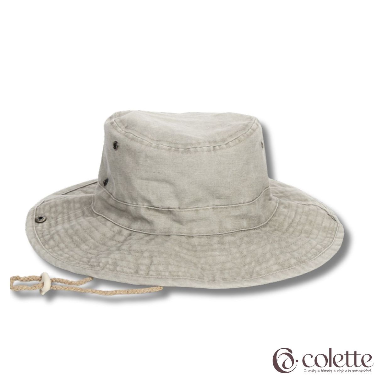 COLETTE - Gorro Pescador Safari Ala Ancha Colores Varios Lisos