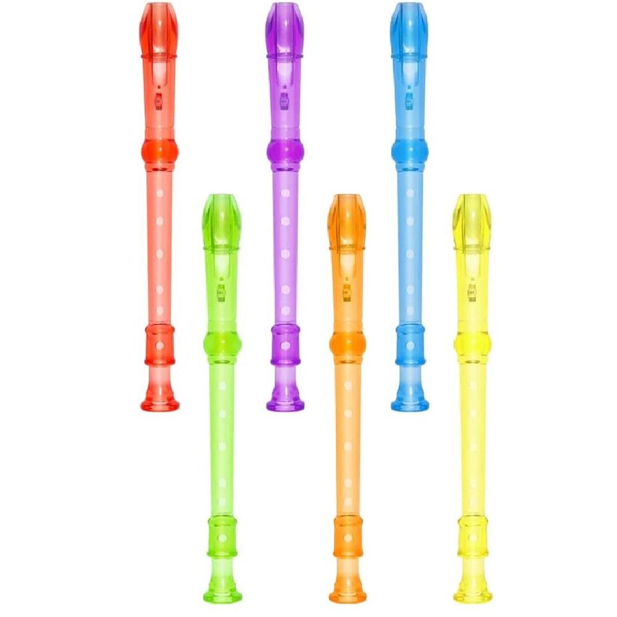 GENERICO - Flauta Soprano de Plástico Colores