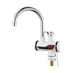 GENERICO - Llave Agua Caliente Eléctrico Lavaplatos Color Blanco