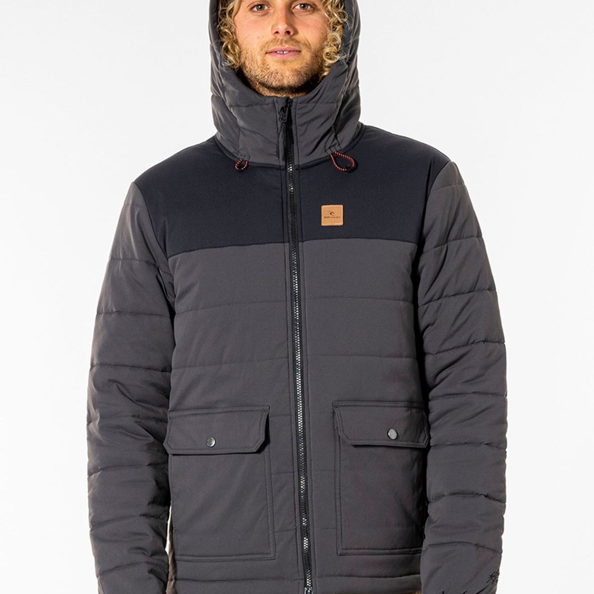 RIP CURL - Parka Anti Series Ridge Negro Hombre Rip Curl