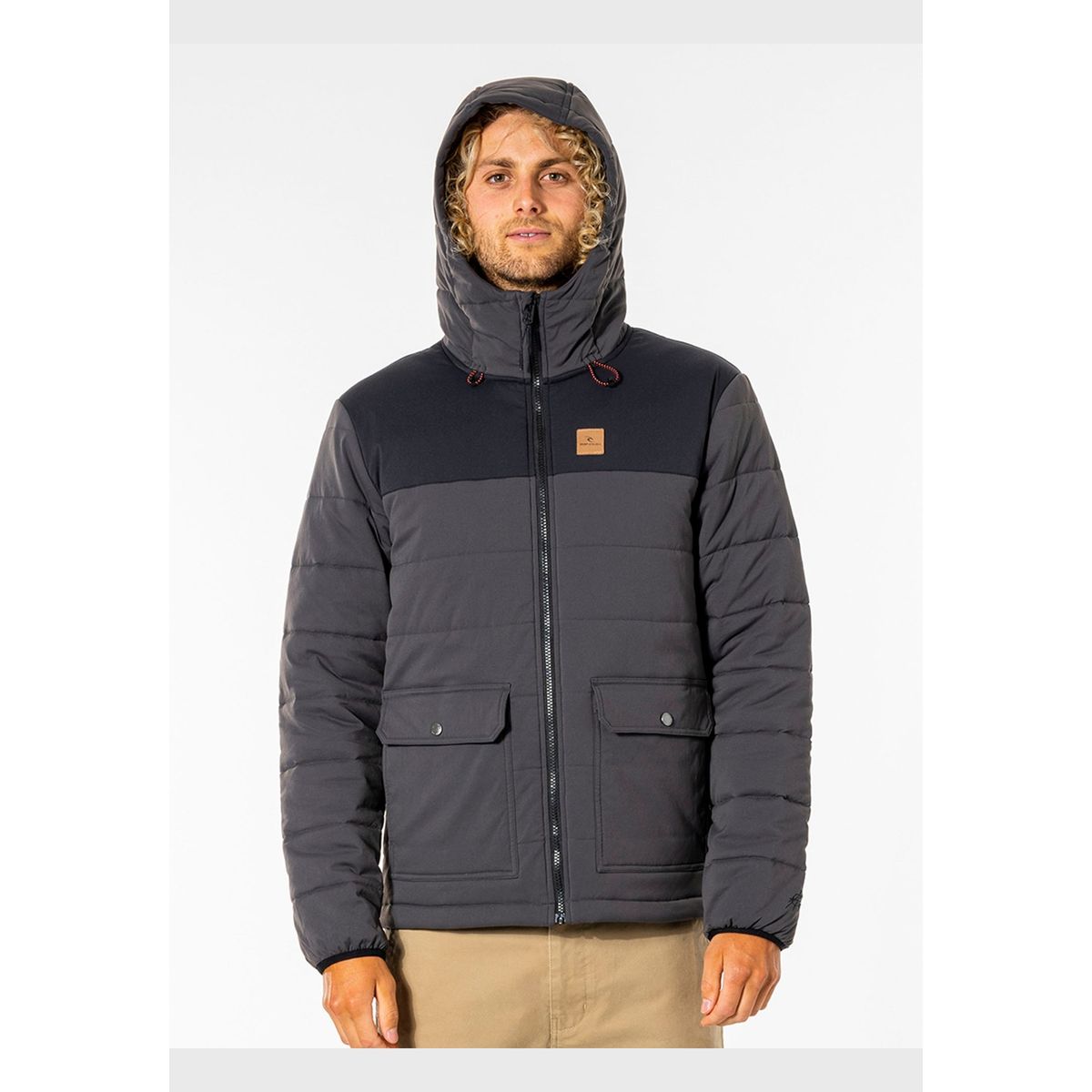 RIP CURL - Parka Anti Series Ridge Negro Hombre Rip Curl