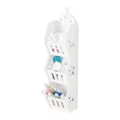 GENERICO - Estante Colgante Repisa De Pared 3 Niveles Almacenamiento Color Blanco