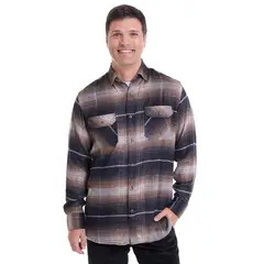 KOTTING - Camisa Leñadora Café Oscuro