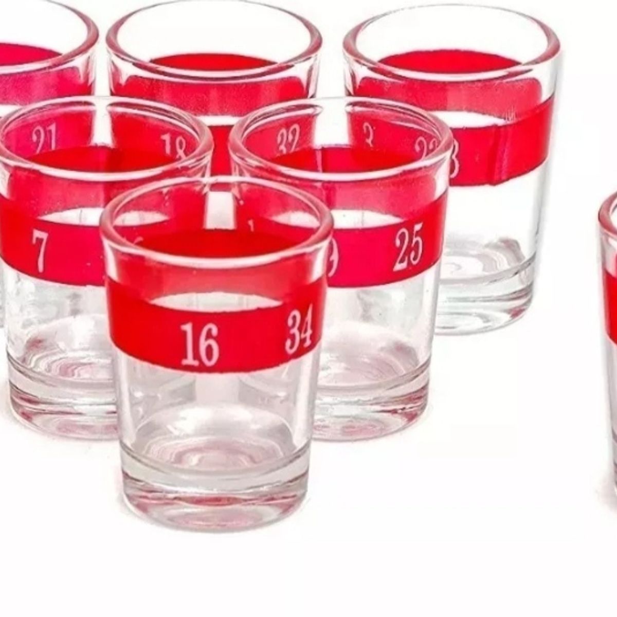 GENERICO - Juego De Mesa Ruleta De Tragos Giratoria Shots 16 Piezas