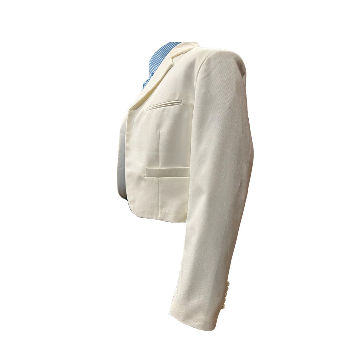 GENERICO - Chaqueta huaso nacional Casimir color blanco -Corralero Sastreria