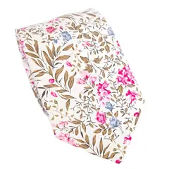 LUCIA CORBATAS - Corbata algodon floral Alexandra Luciacorbatas