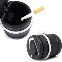 GENERICO - Cenicero Para Auto Porta Monedas Con Led Portatil Universal