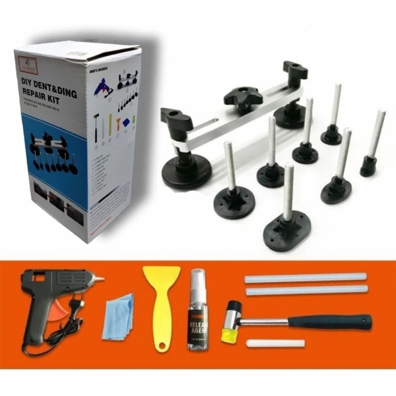 GENERICO - Kit Desabollador Ventosa Reparación Golpes Abolladuras Auto
