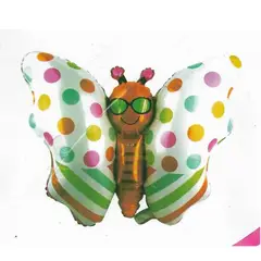 GENERICO - Globo Diseño Mariposa Varios Colores