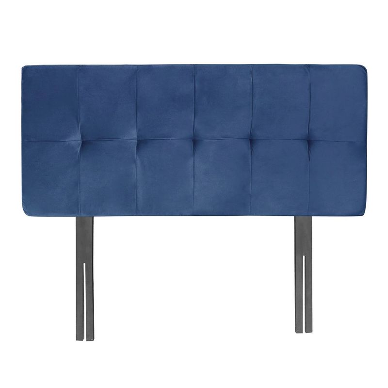 MUEBLES HVM - Respaldo  Azul  boton lineal  HVM 2P