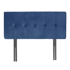 MUEBLES HVM - Respaldo Azul boton lineal HVM 2P