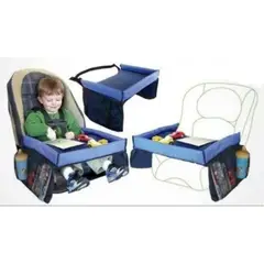 GENERICO - Mesa infantil para coche y hogar con organizador