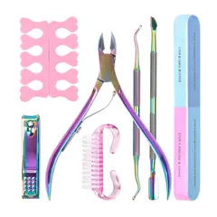 EVERSO - Kit De Herramientas De Uñas Encarnadas Cortauñas 7pcs