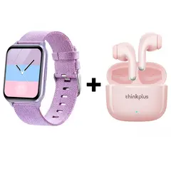 LENOVO - Audífonos Bluetooth LP40 PRO y Reloj Inteligente Y79
