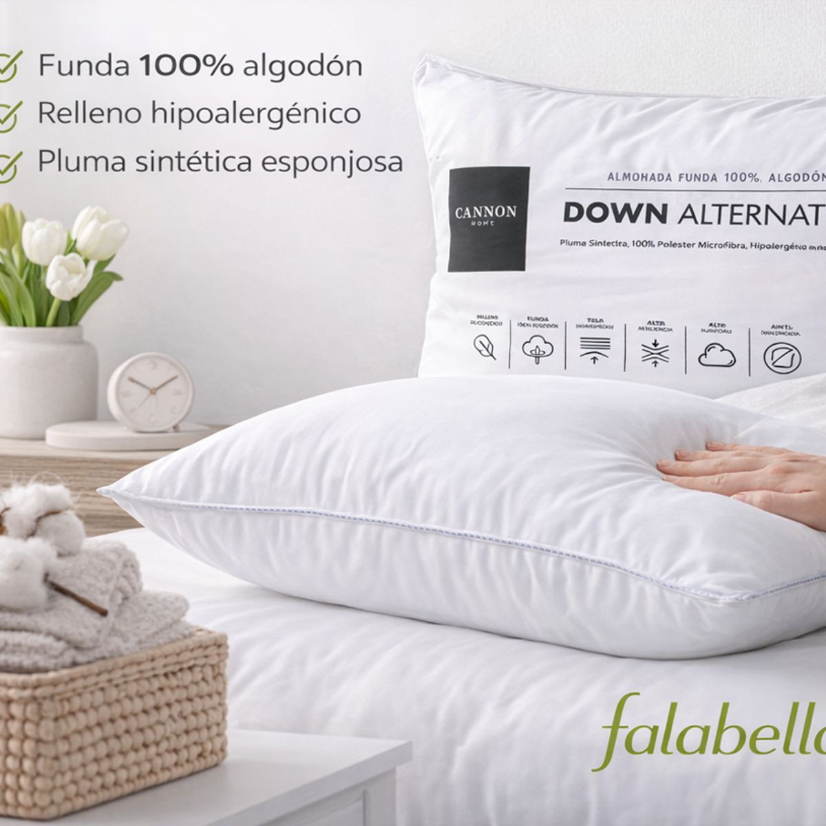 CANNON - Almohada Cannon Premium  Alternative 50X70cm