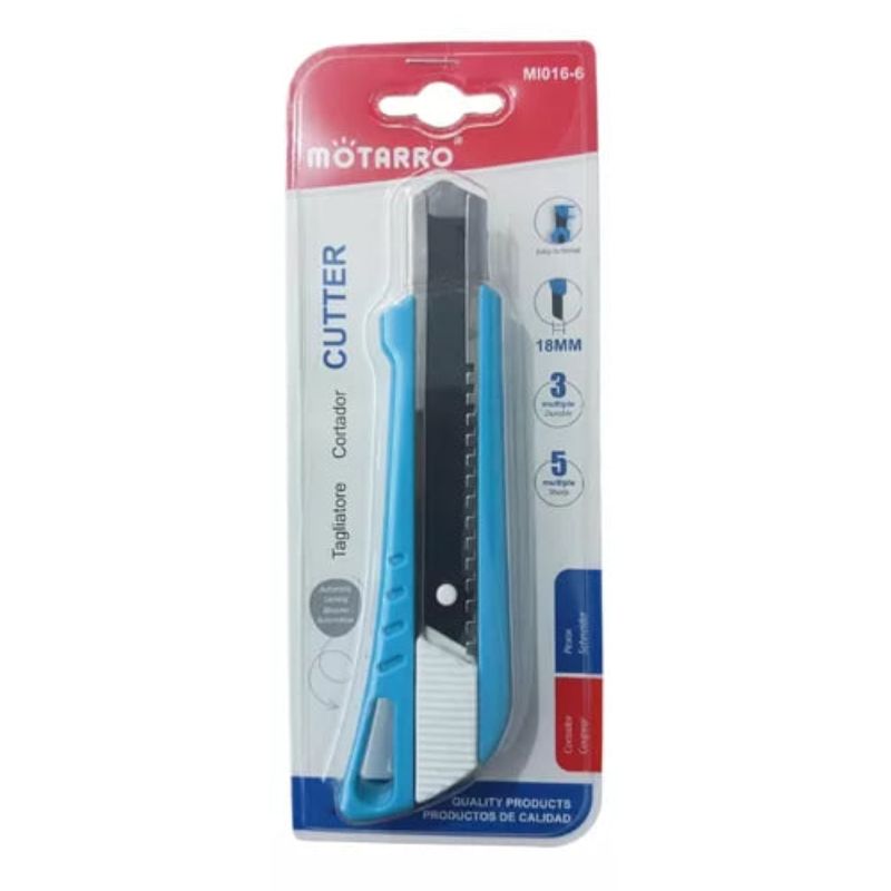 MOTARRO - Cortador Metálico Profesional Con Hoja Negra De 18 mm