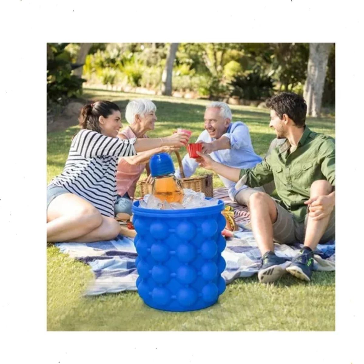 GENERICO - Contenedor De Hielo Ice Cube Maker Genie