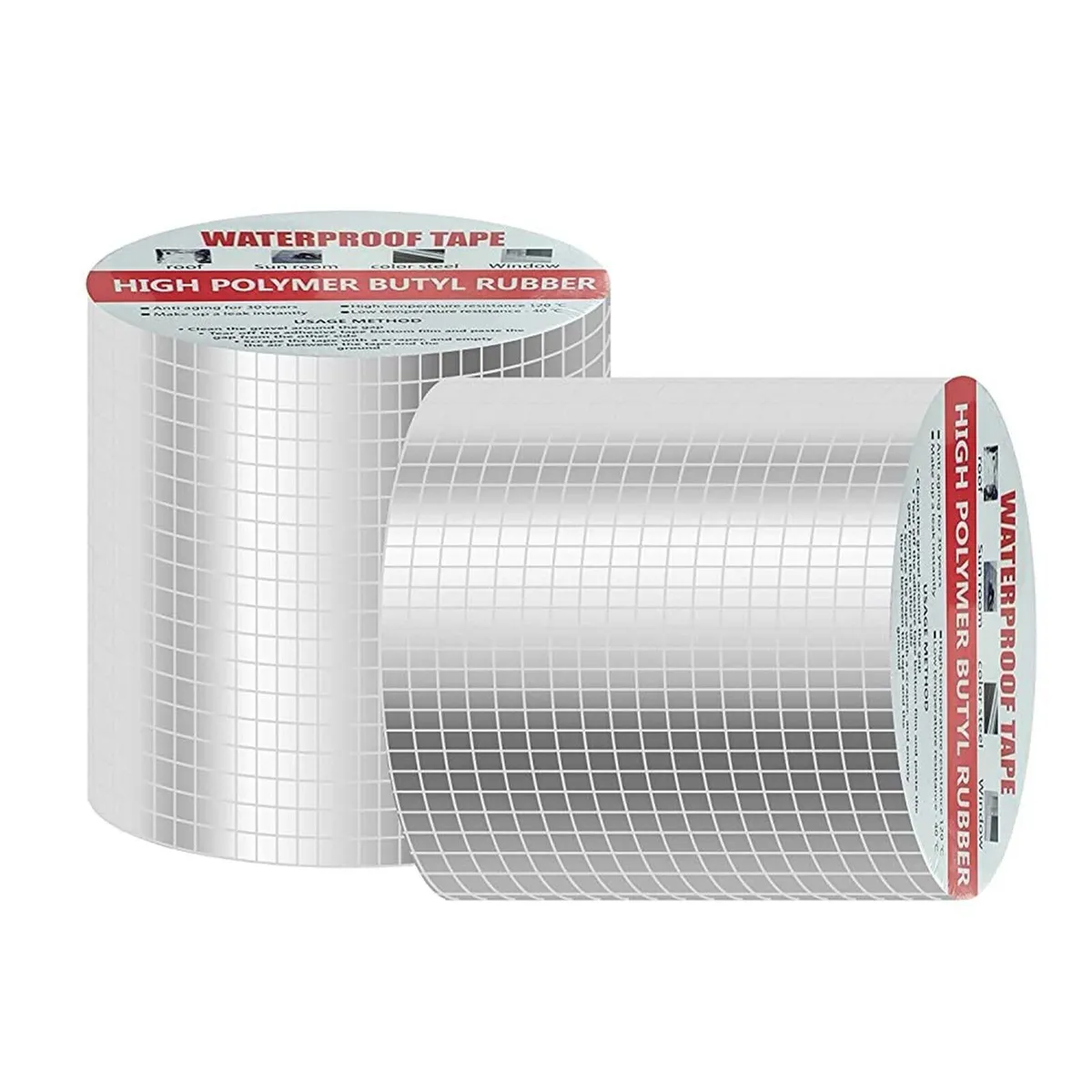 GENERICO - Cinta Sellador Butilo Techo Gotera Impermeable 100mm X 5m