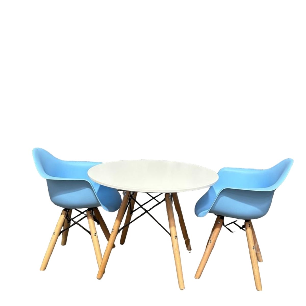 GENERICO - Set Comedor Kids Mesa y 2 Butacas Celeste