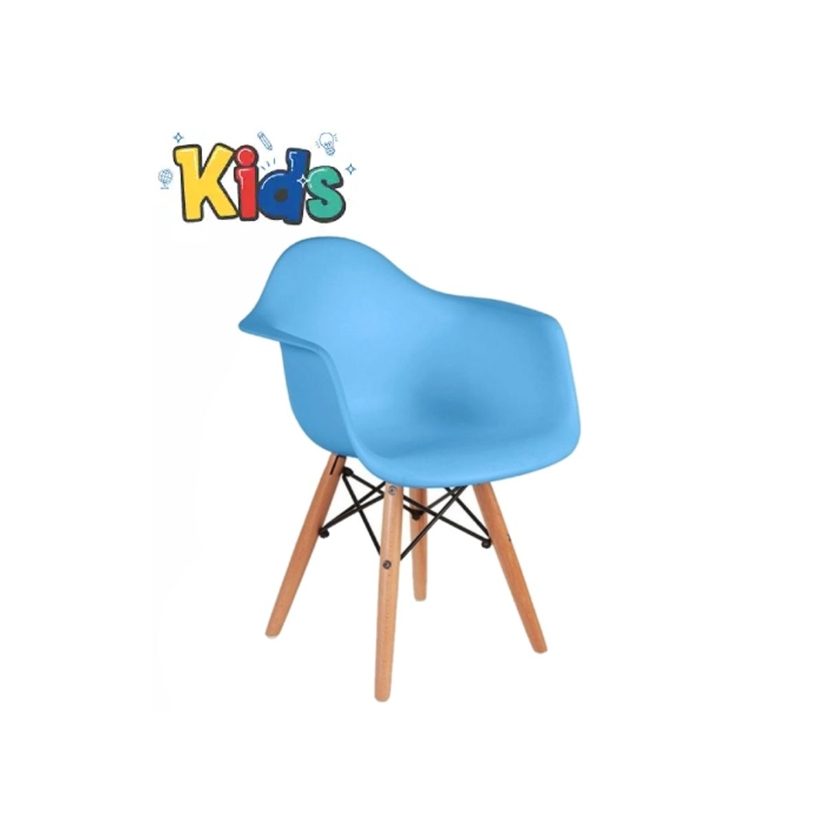 GENERICO - Set Comedor Kids Mesa y 2 Butacas Celeste