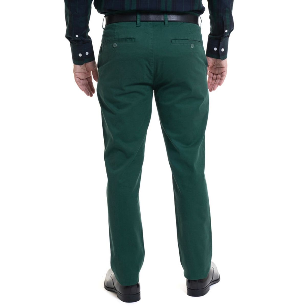 KOTTING - Pantalón Frente Plano Slim Fit Verde KOTTING
